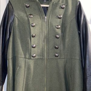 Torrid Military Green Coat